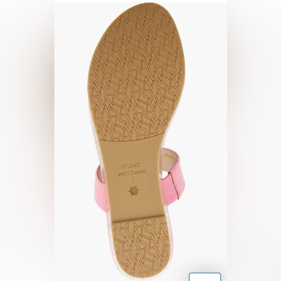 Stuart Weitzman Boardwalk Flat Wedge Slide
Sandal women India Pink size 9 new - Picture 17 of 17